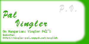 pal vingler business card